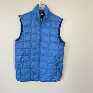 REI Co-op 650 Down Vest Mens S Blue Packable Puffer Lightweight